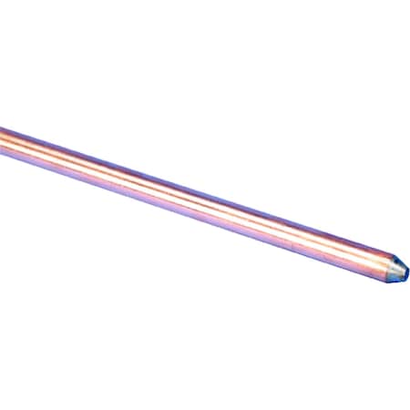 Erico 1/2 in. Copper-Bonded Steel Ground Rod 611380UPC